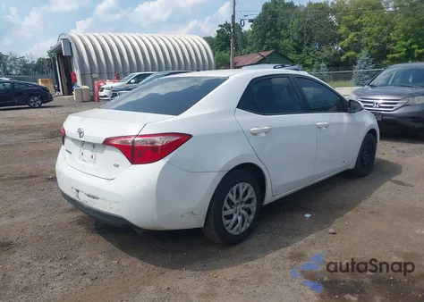 2018 Toyota Corolla Le из США, поврежденный, VIN 2T1BURHE3JC092567
